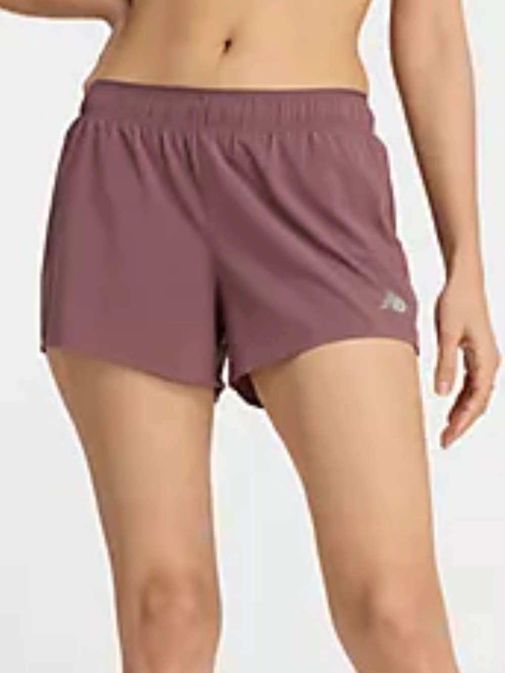 New Balance Women's Mauve Athletic Running Short - Picture 8 of 9
